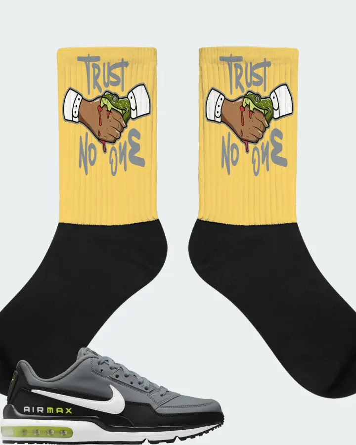 Nike Air Max LTD 3 Sneaker Matching Yellow Socks - Trust No One