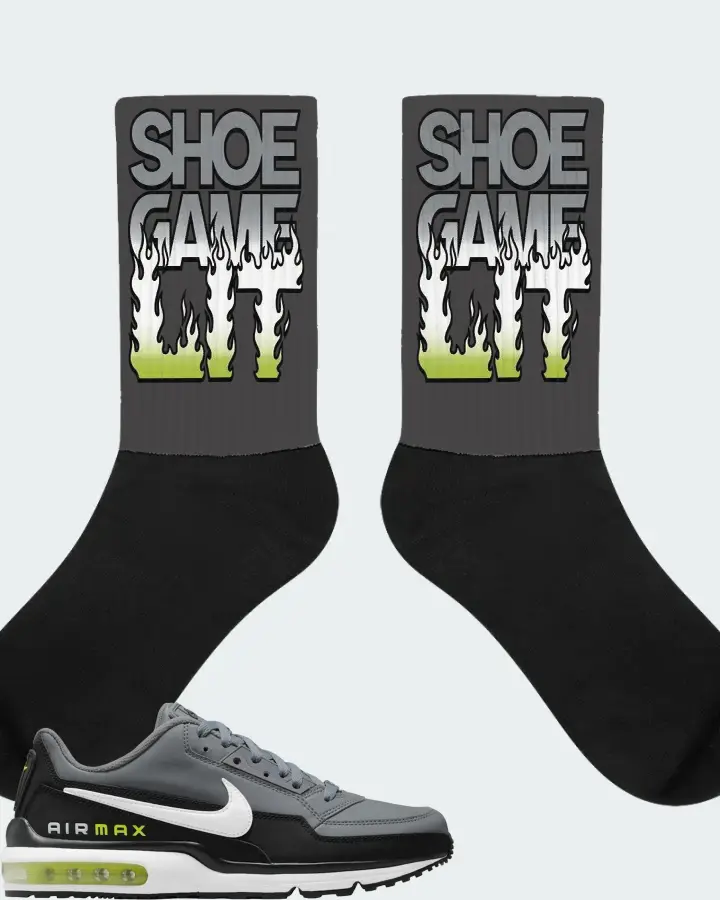 Nike Air Max LTD 3 Sneaker Matching Dark Grey Socks - Shoe Game Lit Refreshed