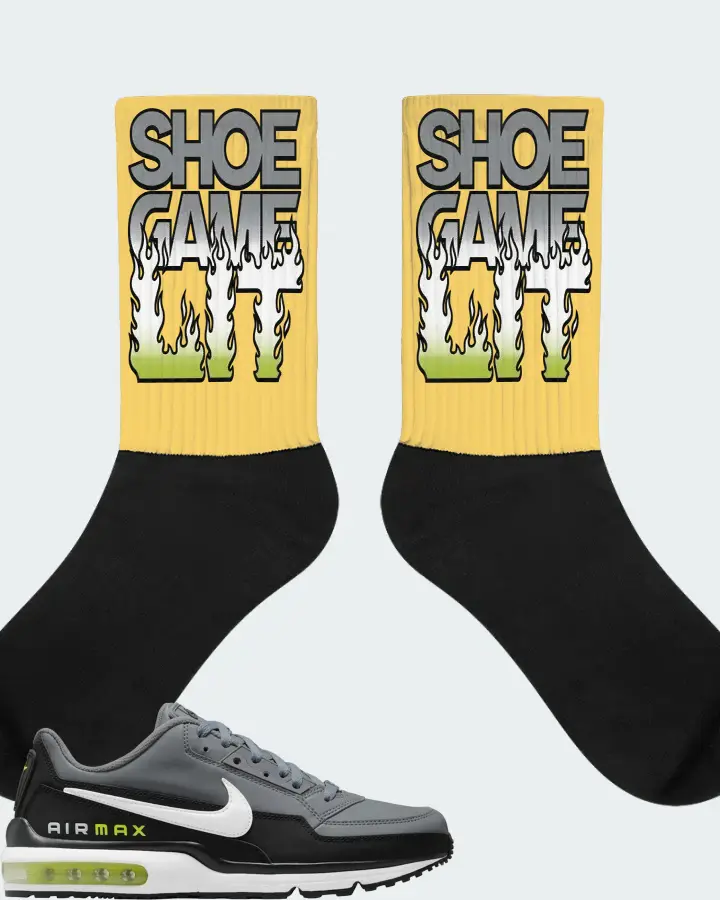 Nike Air Max LTD 3 Sneaker Matching Yellow Socks - Shoe Game Lit Refreshed