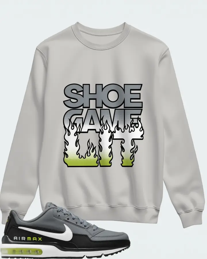 Nike Air Max LTD 3 Sneaker Matching Grey Sweatshirt - Shoe Game Lit Refreshed