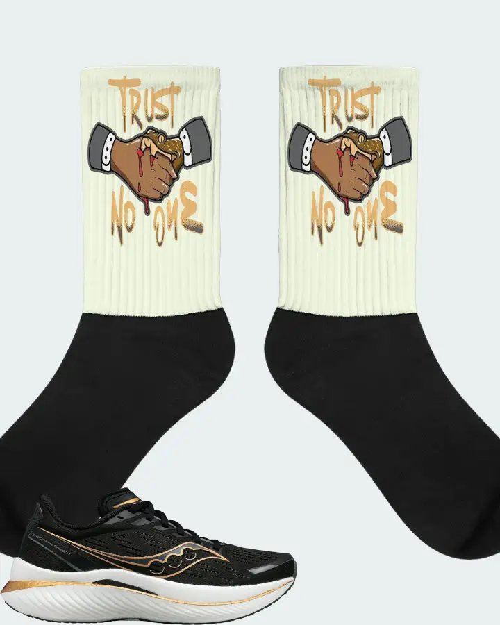 Saucony Endorphin Speed 3 Sneaker Matching Citron Socks - Trust No One