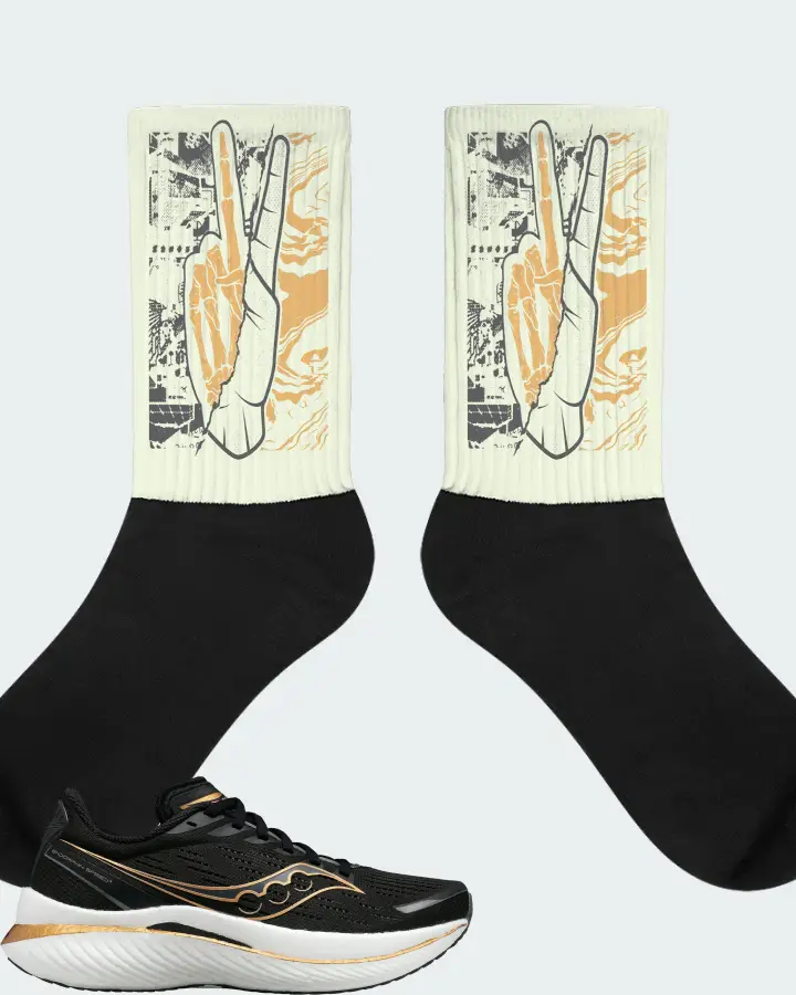 Saucony Endorphin Speed 3 Sneaker Matching Citron Socks - Peace of mind