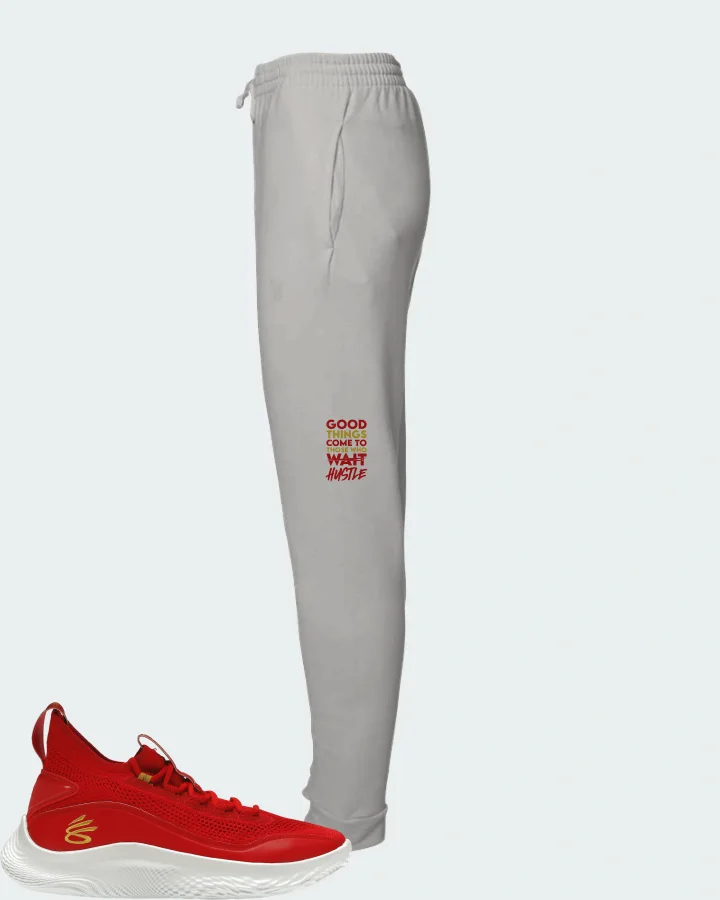 Under Armour Curry Flow 8 Sneaker Matching Grey Joggers - Good Things Come