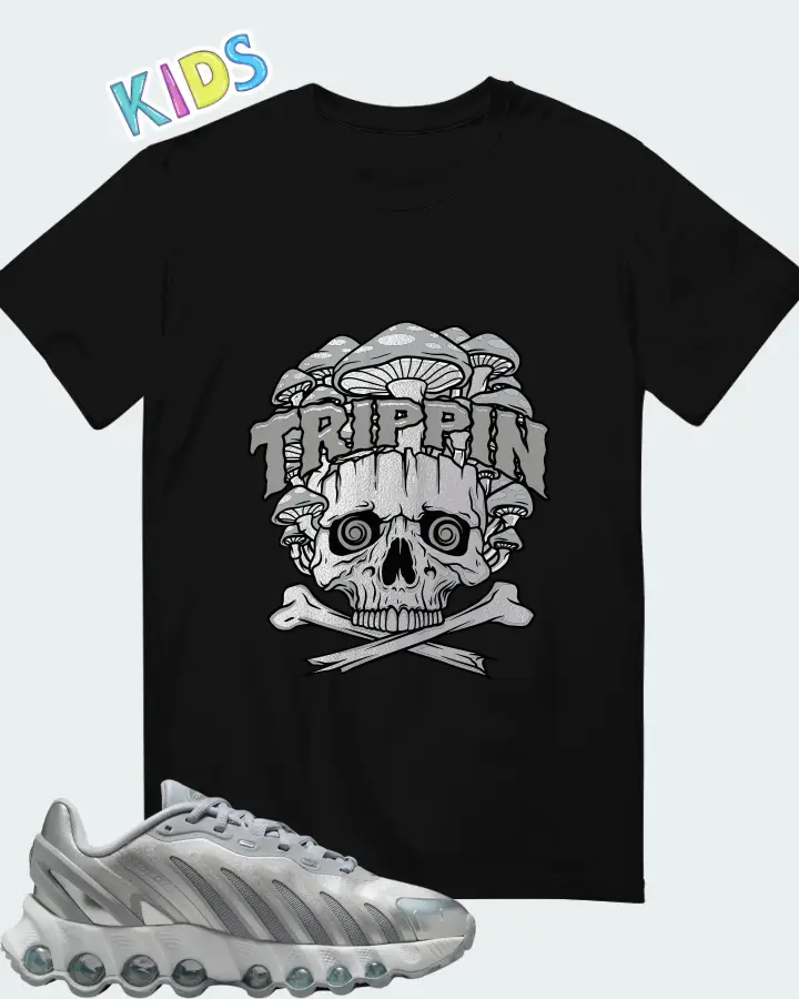 Nike Air Max DN8 Wolf Grey Metallic Silver Matching Kid's T-Shirt