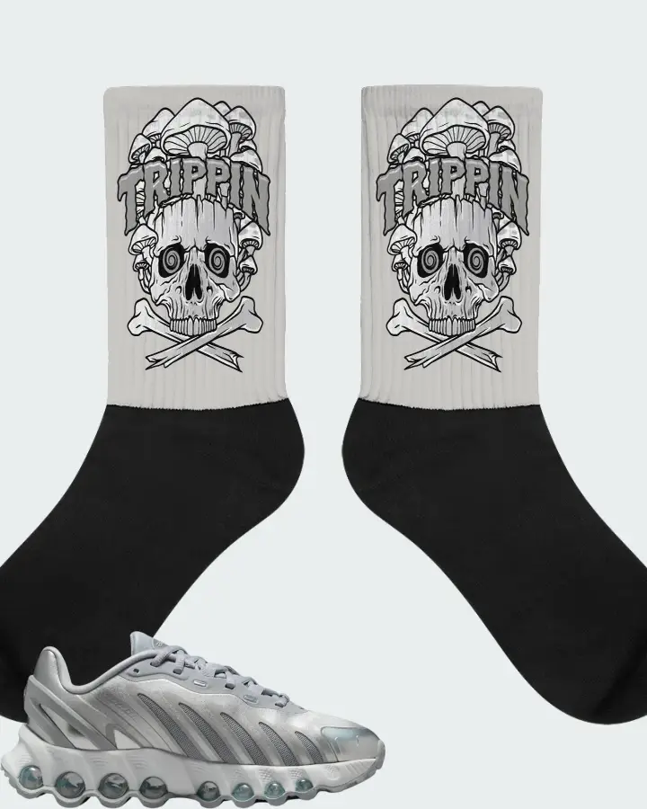 Nike Air Max DN8 Wolf Grey Metallic Silver Matching Socks