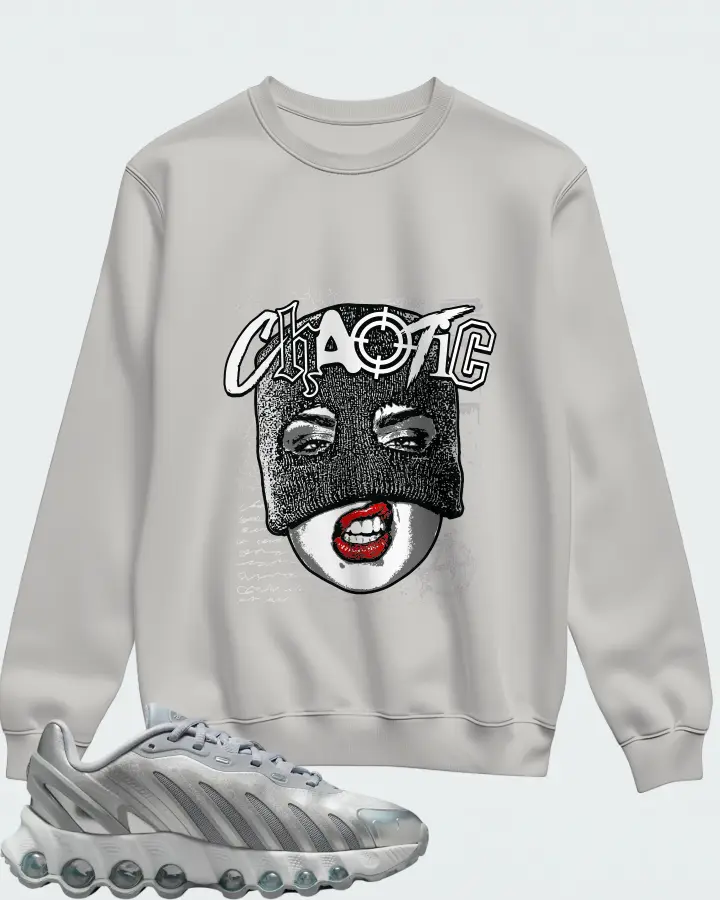 Nike Air Max DN8 Wolf Grey Metallic Silver Matching Sweatshirt