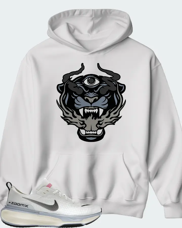 Nike Invincible 3 White Football Grey Matching Hoodie
