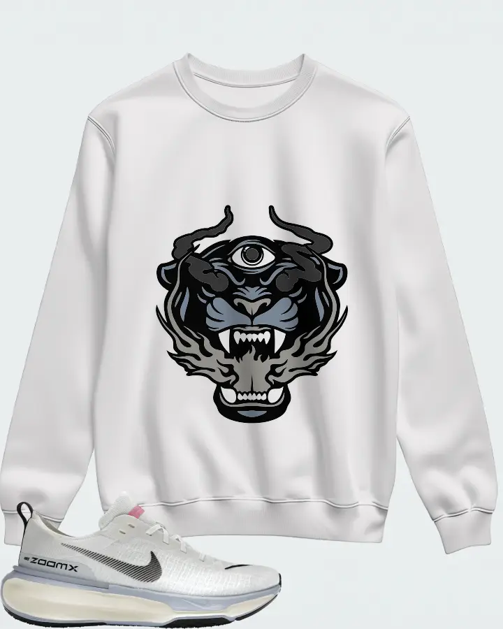 Nike Invincible 3 White Football Grey Matching Sweatshirt