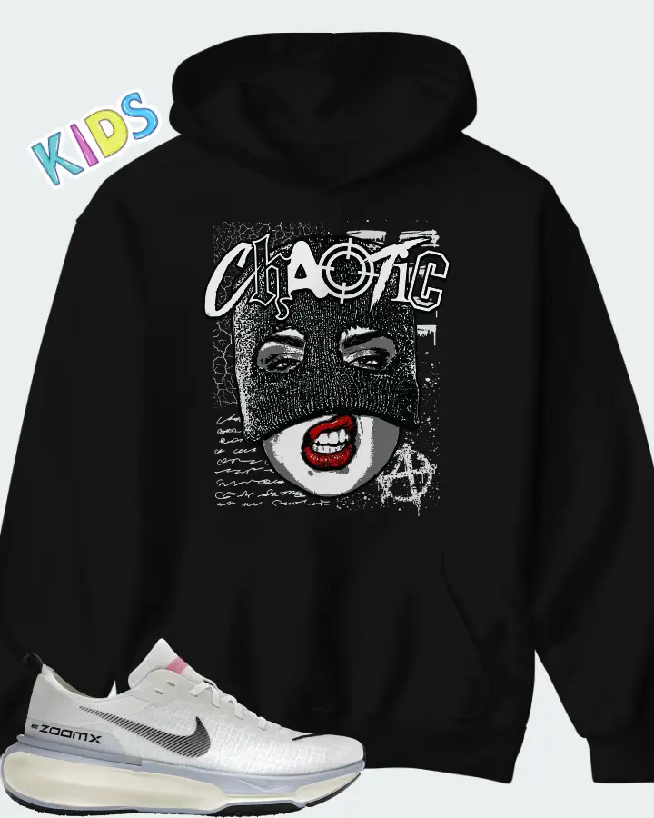 Nike Invincible 3 White Football Grey Matching Kid's Hoodie