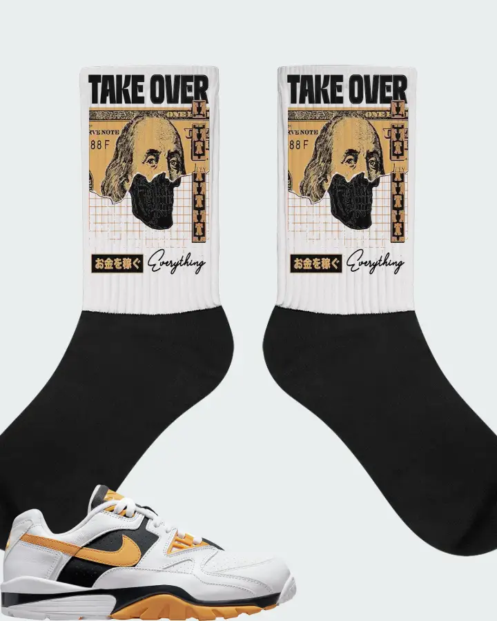 Nike Air Cross Trainer 3 Low Sneaker Matching White Socks - Take Over