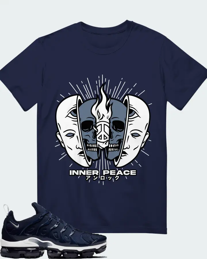 Nike Air VaporMax Plus Midnight Navy Matching T-Shirt