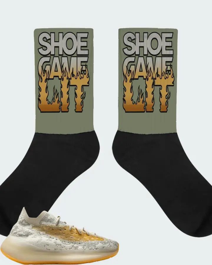 Yeezy Boost 380 Yecoraite Matching Socks