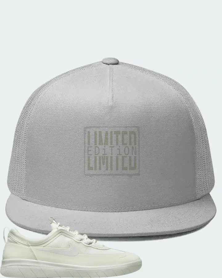 Nike SB Nyjah Free 2 Sneaker Matching White Hat - LIMITED EDITION