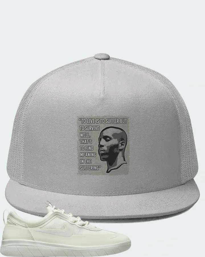 Nike SB Nyjah Free 2 Sneaker Matching White Hat - DMX Suffer Quote