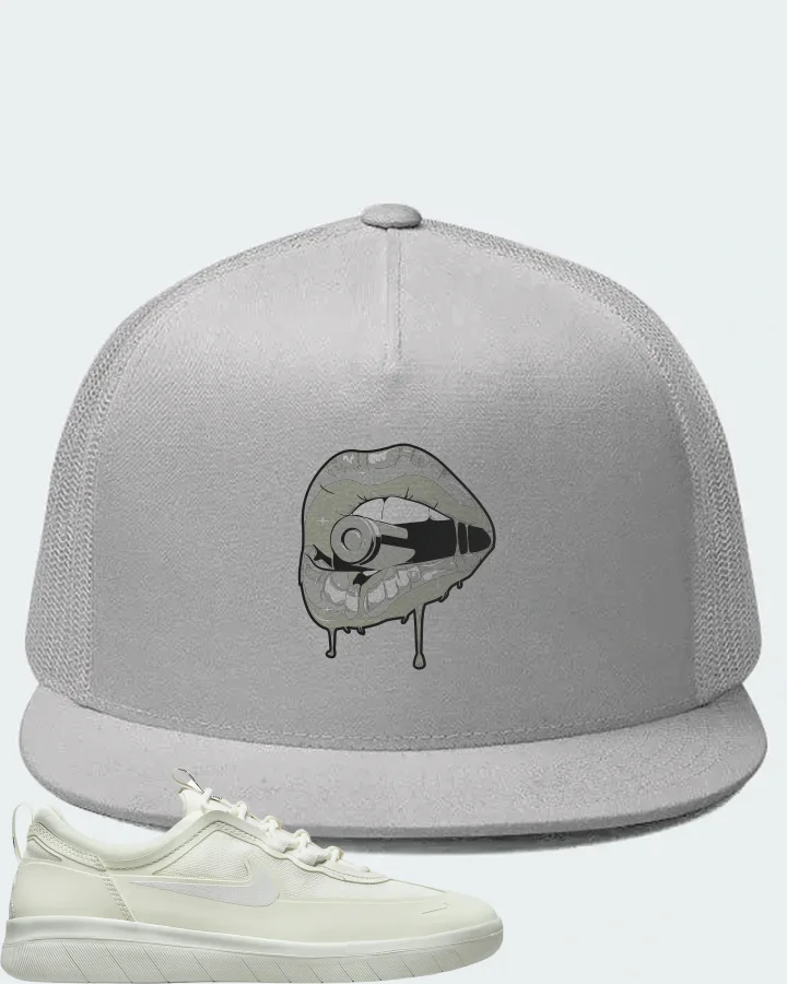 Nike SB Nyjah Free 2 Sneaker Matching White Hat - Kiss of Death