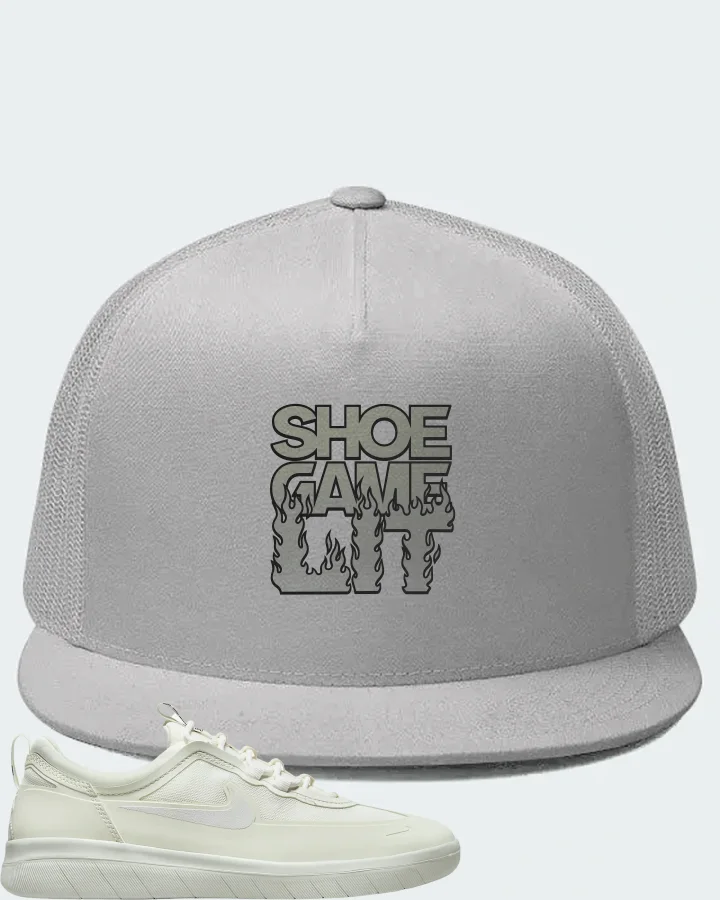 Nike SB Nyjah Free 2 Sneaker Matching White Hat - Shoe Game Lit Refreshed
