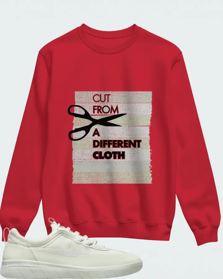 Nike SB Nyjah Free 2 Sneaker Matching Red Sweatshirt - Cut From a Different Cloth