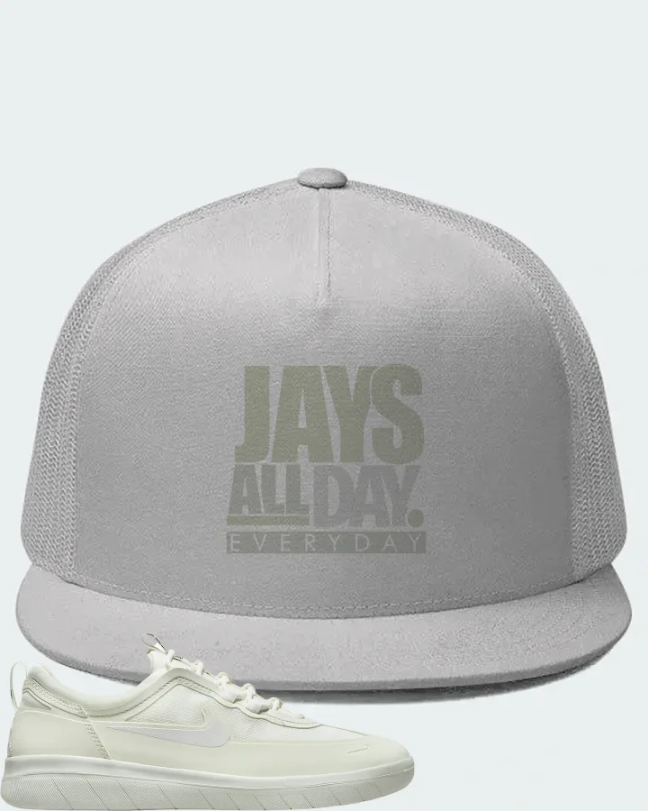 Nike SB Nyjah Free 2 Sneaker Matching White Hat - Jays All Day