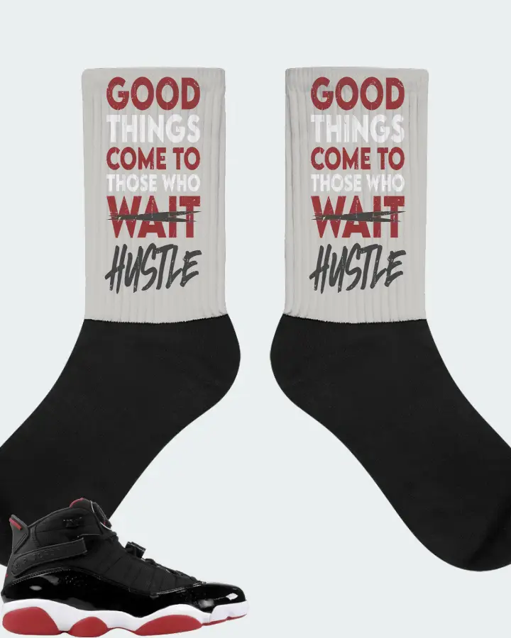 Jordan 6 Rings Sneaker Matching Grey Socks - Good Things Come