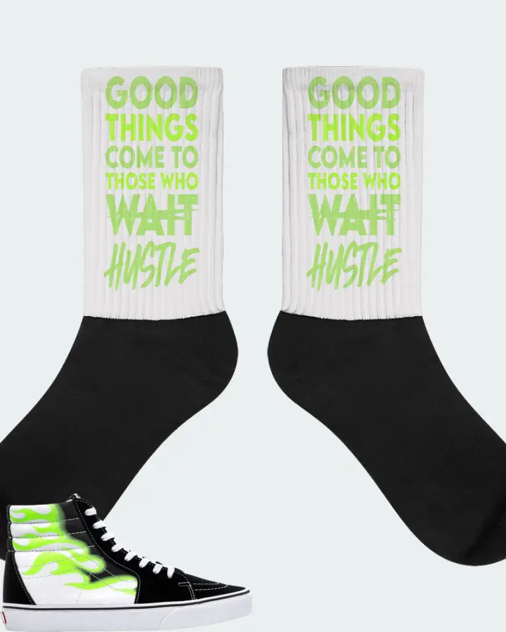 Vans Sk8-Hi Sneaker Matching White Socks - Good Things Come