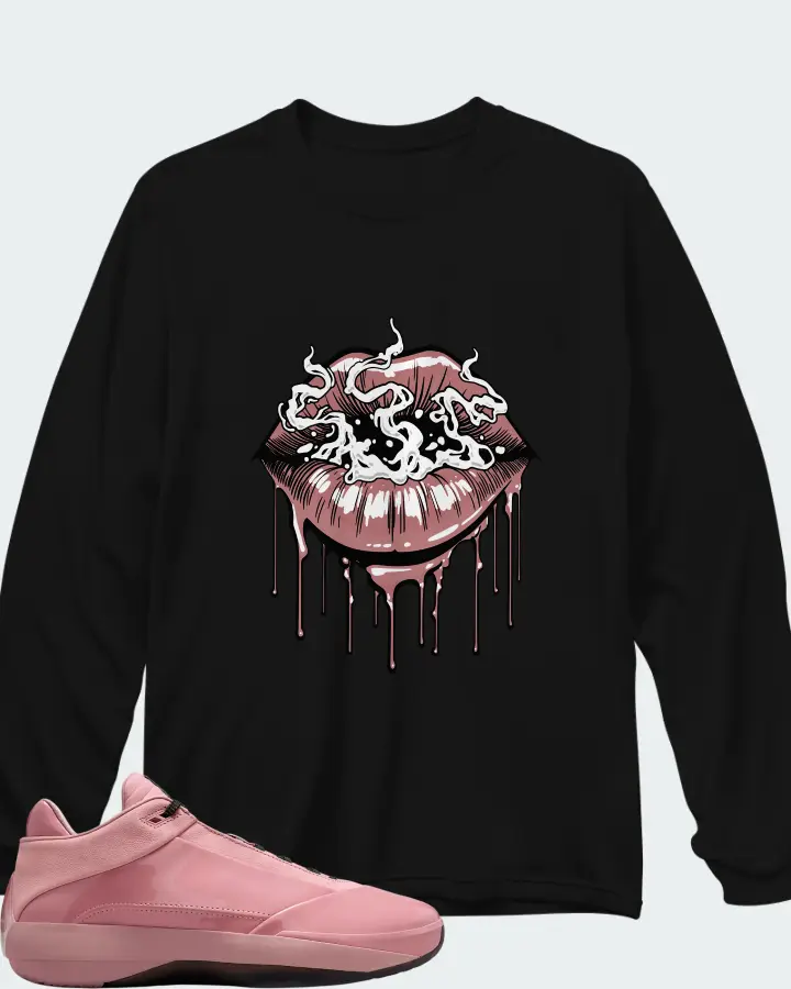 Air Jordan 40 Dusty Rose Matching Long Sleeve T-Shirt