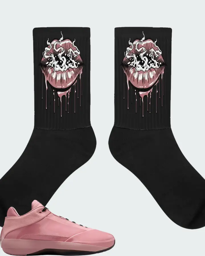Air Jordan 40 Dusty Rose Matching Socks