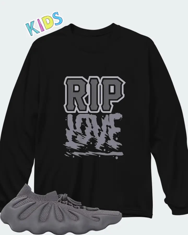 adidas YEEZY 450 Cinder Matching Kid's Long Sleeve T-Shirt