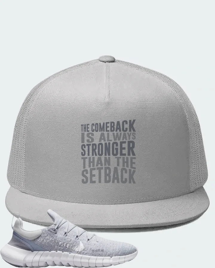 Nike Free Run 5.0 Sneaker Matching White Hat - The Comeback