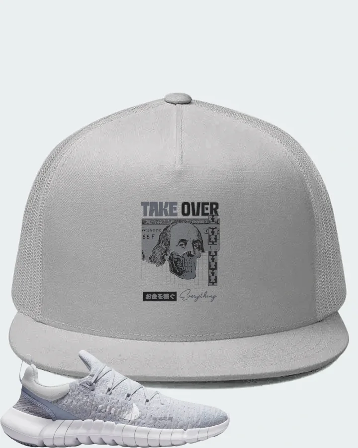 Nike Free Run 5.0 Sneaker Matching White Hat - Take Over
