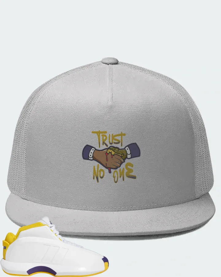 adidas Crazy 1 Sneaker Matching White Hat - Trust No One