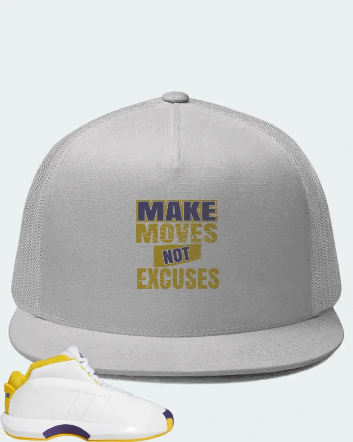 adidas Crazy 1 Sneaker Matching White Hat - Make Moves Not Excuses