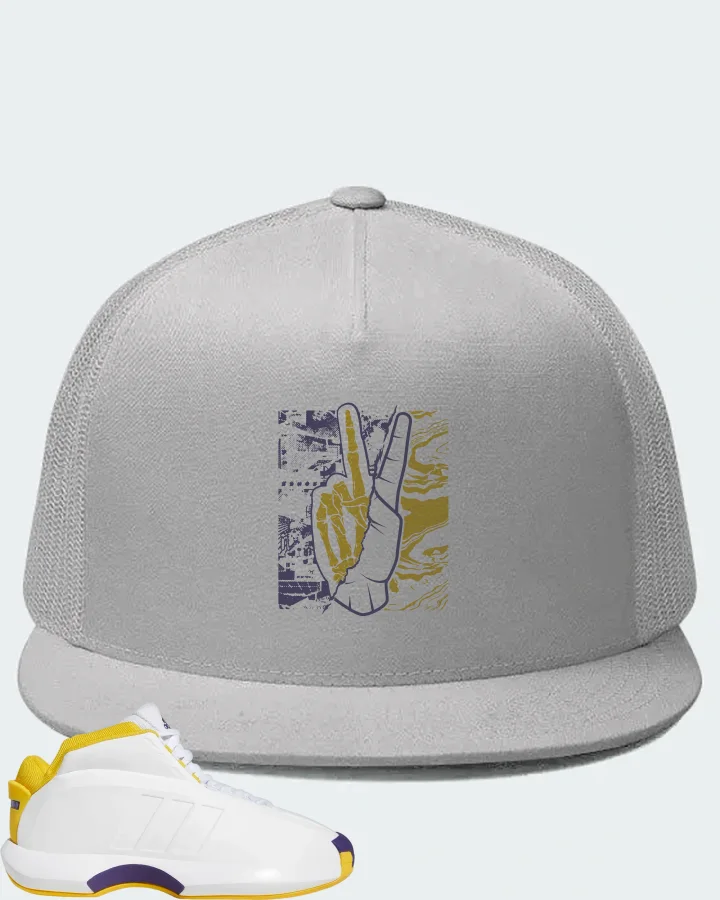 adidas Crazy 1 Sneaker Matching White Hat - Peace of mind