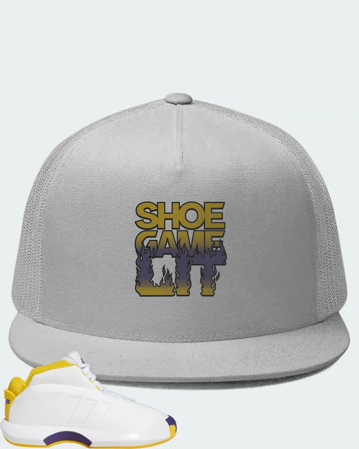 adidas Crazy 1 Sneaker Matching White Hat - Shoe Game Lit Refreshed