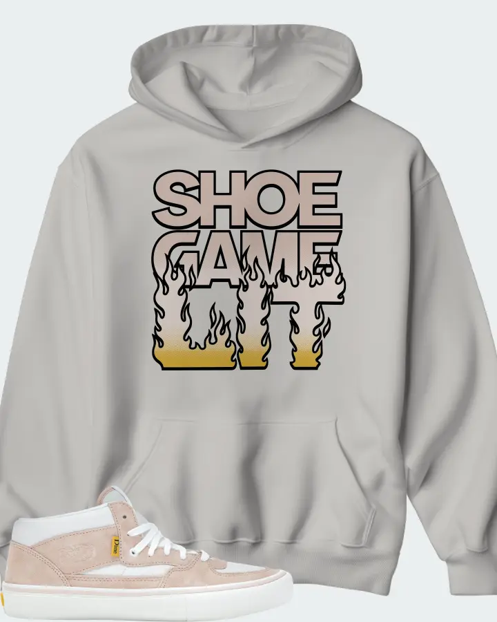 Vans Half Cab Sneaker Matching Grey Kid's Hoodie - Shoe Game Lit Refreshed