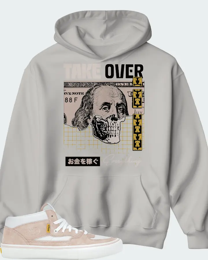 Vans Half Cab Sneaker Matching Grey Kid's Hoodie - Take Over