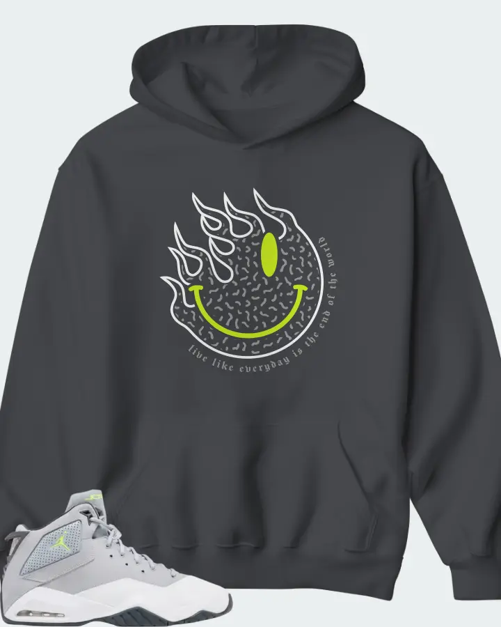 Air Jordan B'Loyal Wolf Grey Volt Matching Hoodie