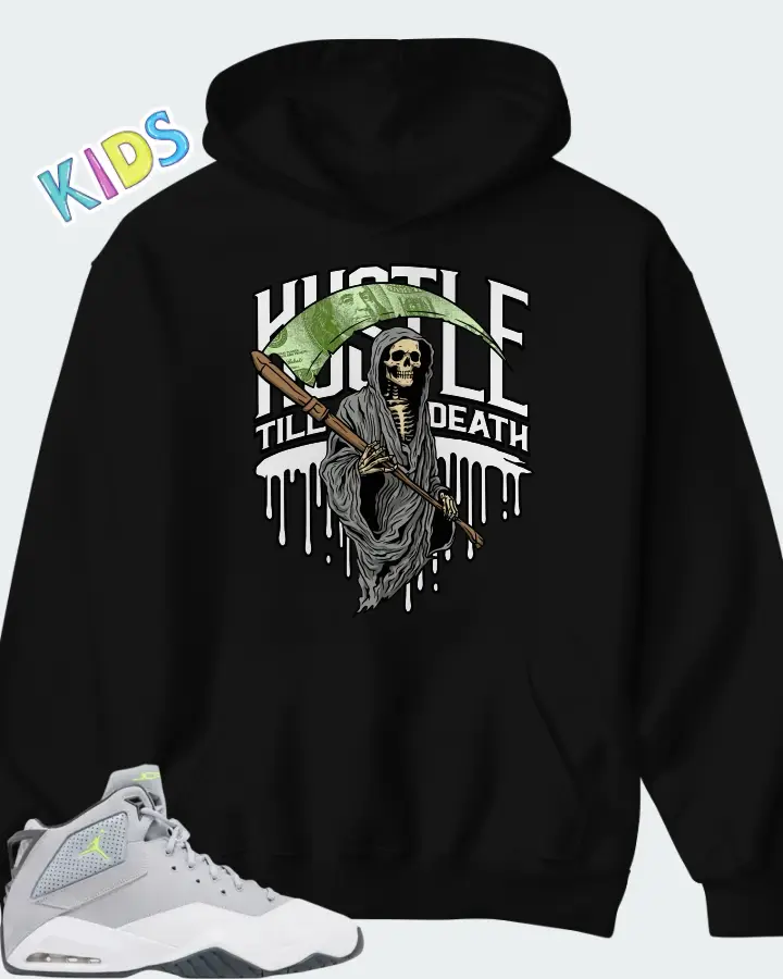 Air Jordan B'Loyal Wolf Grey Volt Matching Kid's Hoodie