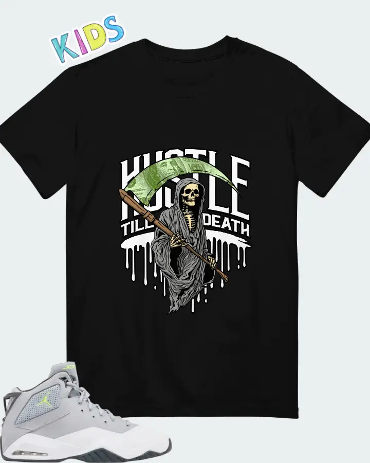 Air Jordan B'Loyal Wolf Grey Volt Matching Kid's T-Shirt