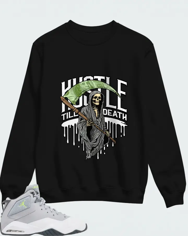 Air Jordan B'Loyal Wolf Grey Volt Matching Sweatshirt