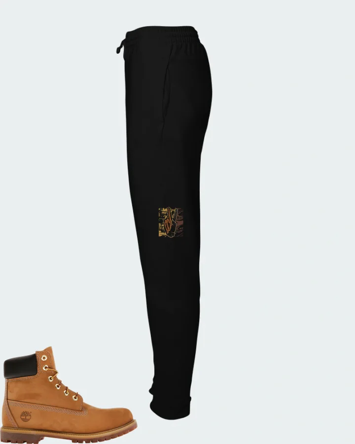 Timberland 6" Premium Waterproof Boot Sneaker Matching Black Joggers - Peace of mind