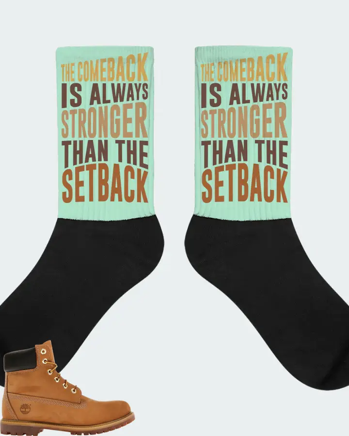 Timberland 6" Premium Waterproof Boot Sneaker Matching Mint Socks - The Comeback