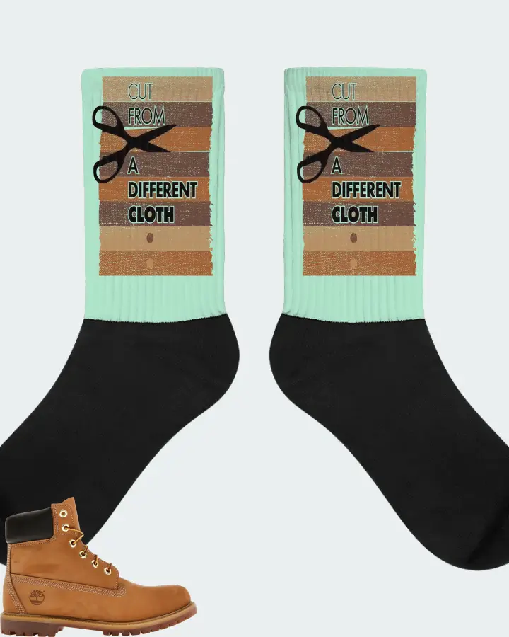 Timberland 6" Premium Waterproof Boot Sneaker Matching Mint Socks - Cut From a Different Cloth