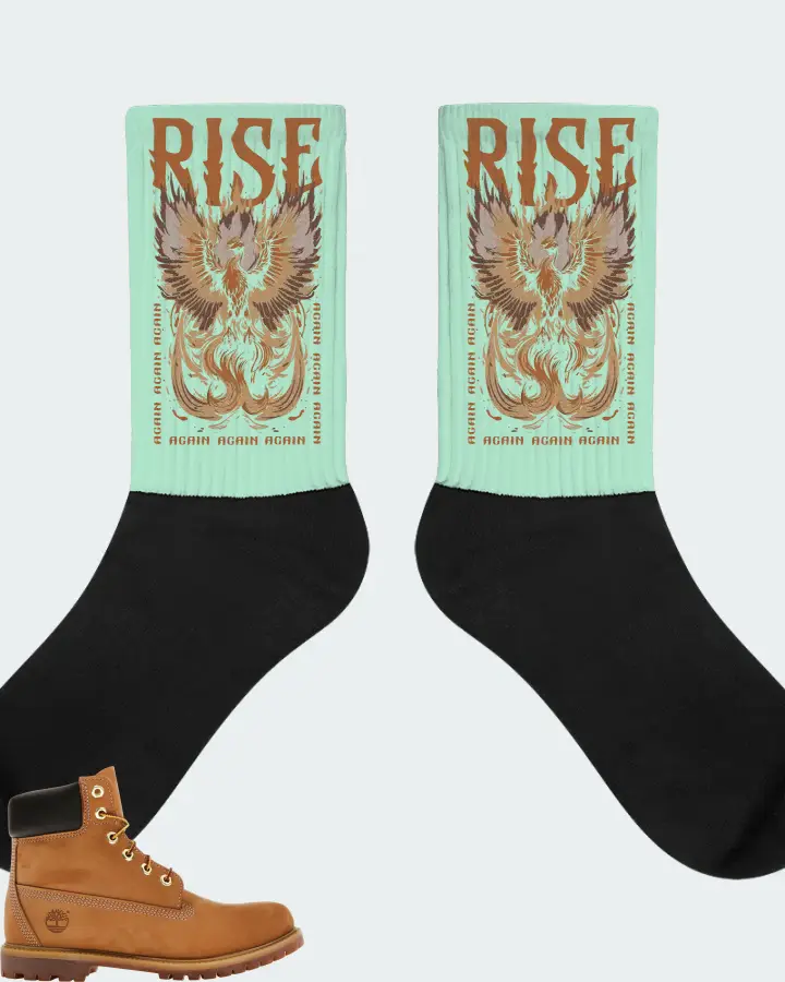 Timberland 6" Premium Waterproof Boot Sneaker Matching Mint Socks - RISE