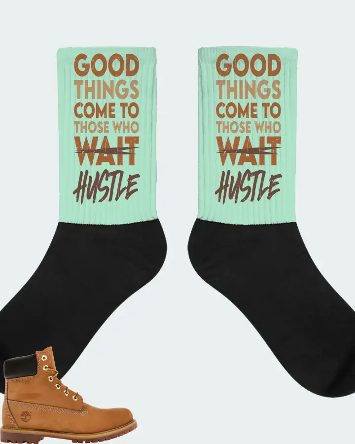 Timberland 6" Premium Waterproof Boot Sneaker Matching Mint Socks - Good Things Come