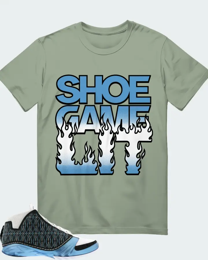 Jordan 23 Sneaker Matching Sage T-Shirt - Shoe Game Lit Refreshed
