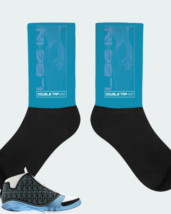 Socks in Aqua