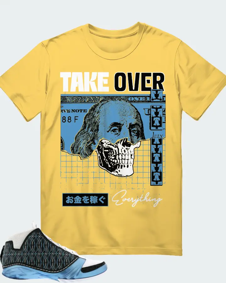 Jordan 23 Sneaker Matching Yellow T-Shirt - Take Over