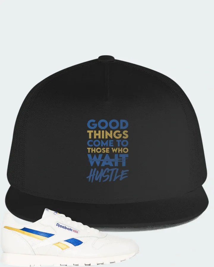 Reebok Classic Leather Sneaker Matching Black Hat - Good Things Come