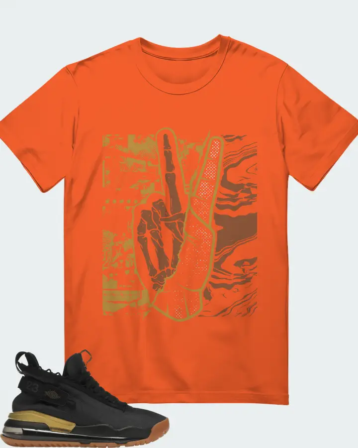 Jordan Proto Max 720 Sneaker Matching Orange T-Shirt - Peace of mind