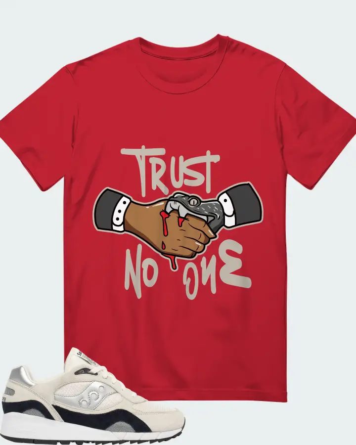 Saucony Shadow 6000 Sneaker Matching Gildan T-Shirt - Trust No One